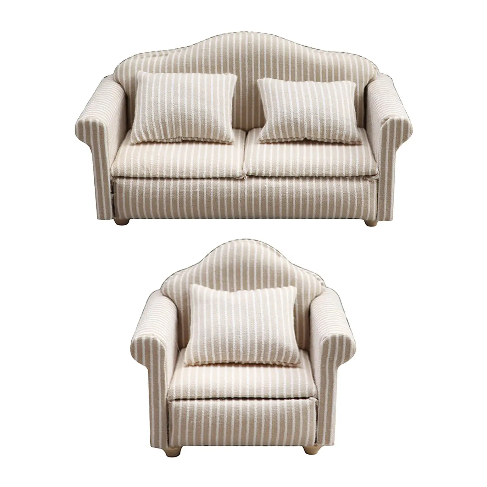 

Dollhouse Sofa Miniature recliner Furniture Accessories Simulation Home Decor