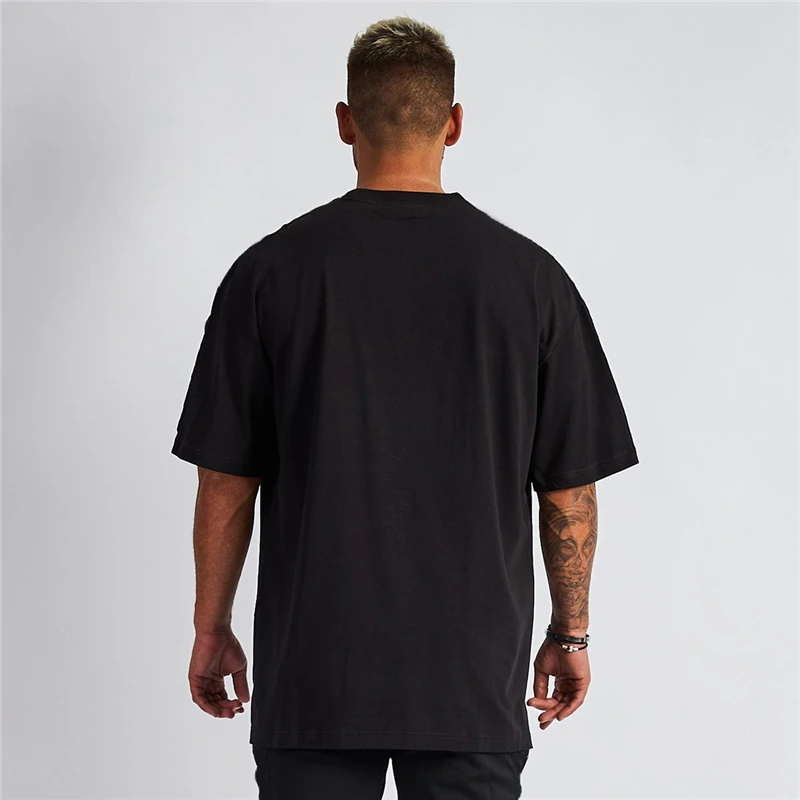 Plain 100% Cotton 220 Gsm Crew Neck Half Sleeve T-shirts for Men Casual Summer Oversized T-Shirt for Daily Wear Vacation Resorts