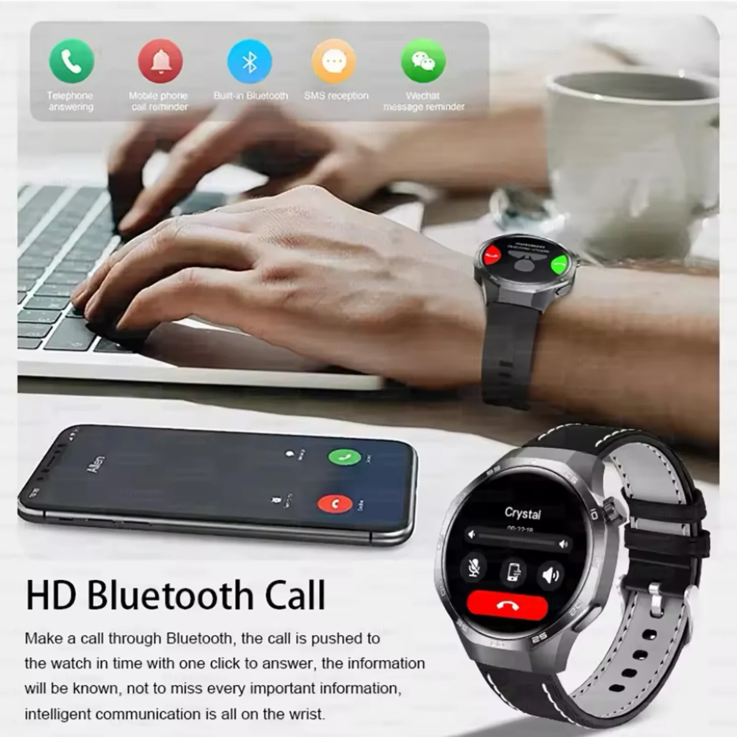 2025New GT5 Pro GPS Tracker SmartWatch Men 360*360 AMOLED Screen NFC Heart rate Bluetooth call Sports Waterproof Smartwatch New 5