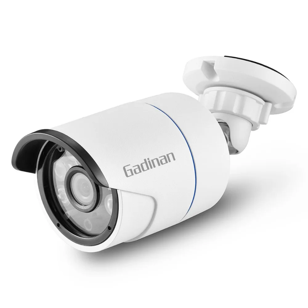 Gadinan IP Camera 8MP 5MP 4MP H.265+ PoE Security Waterproof Bullet Camera CCTV Night Vision CCTV Home Camera Metal XMEye 3