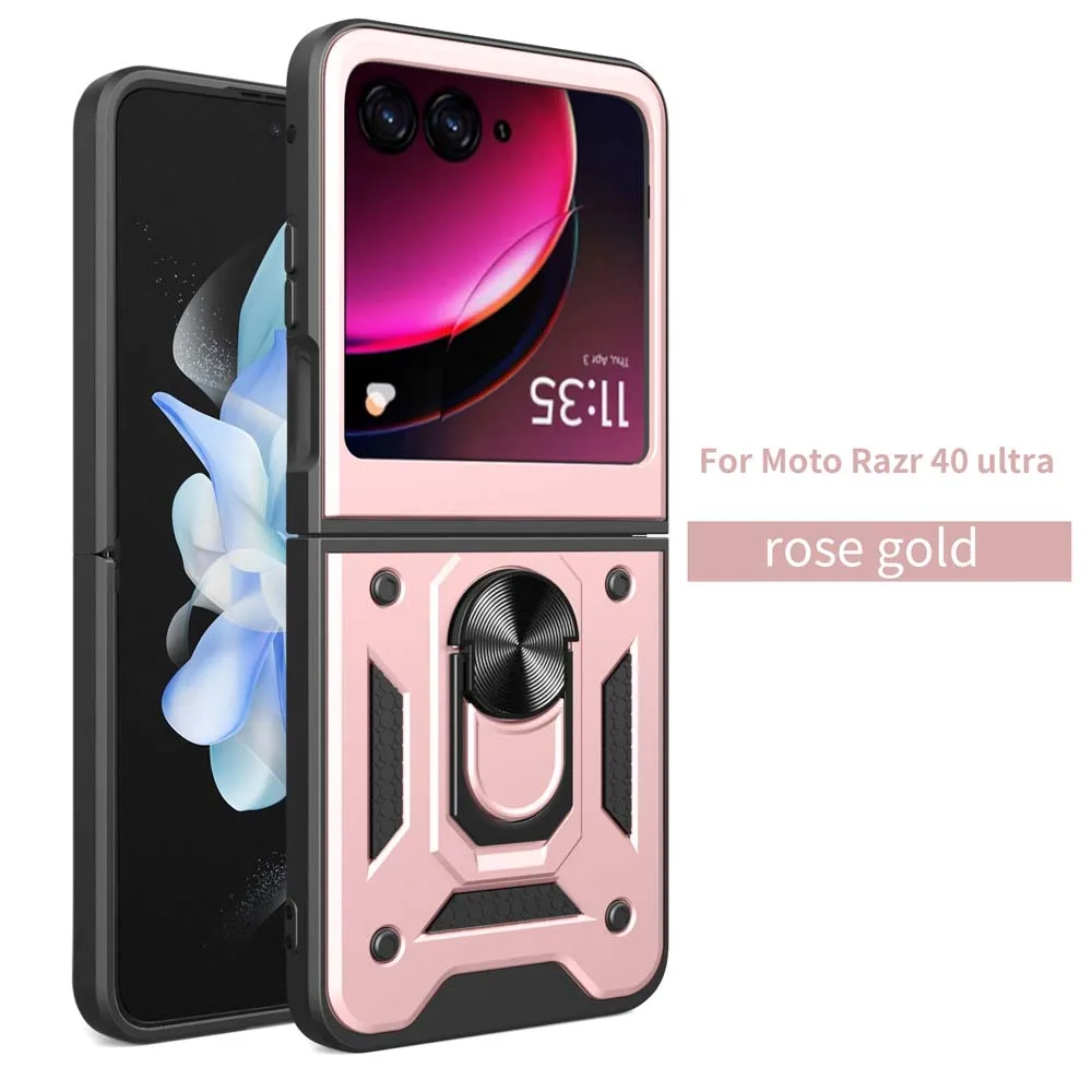 Enhanced Armor Case with Slide Camera Lens Protector and Military-Grade Bumpers