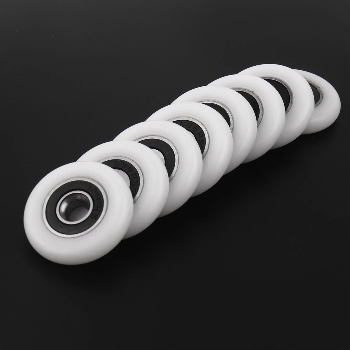 Description Picture 5 of item8PCS Bath Cabinet Slide Door Wheel Wardrobe Shower Room Bearing Roller Replacement ABS Bathroom Gate Accessories 19/23/25/27mm