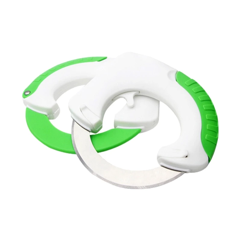 

Circular Knife with Protection Cover Vegetable Chopper Durable Use for Home Gift