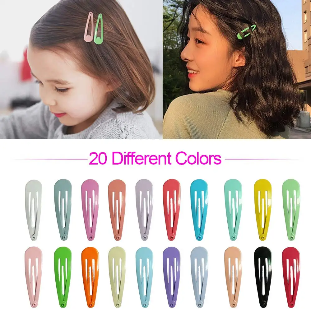 Hair Clips 40Pcs Girls Candy Color Dripping Hair Clip Princess Barrette Korean Hairpins Headdress Accessories for Girls