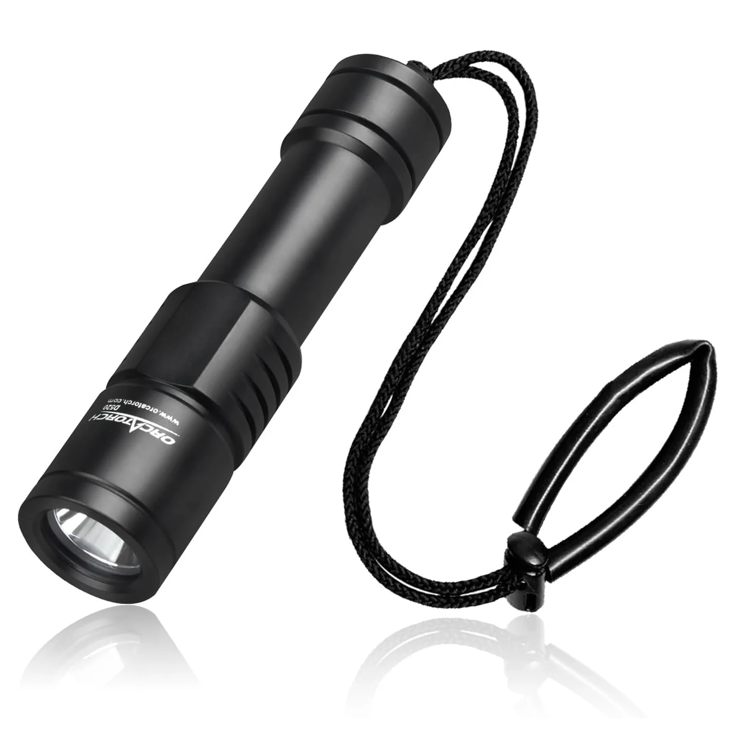 

Scuba Light Dive Torch IP68 Waterproof Diving Torch ORCATORCH D520 Professional High Power LED Night Submarine Diving Flashlight