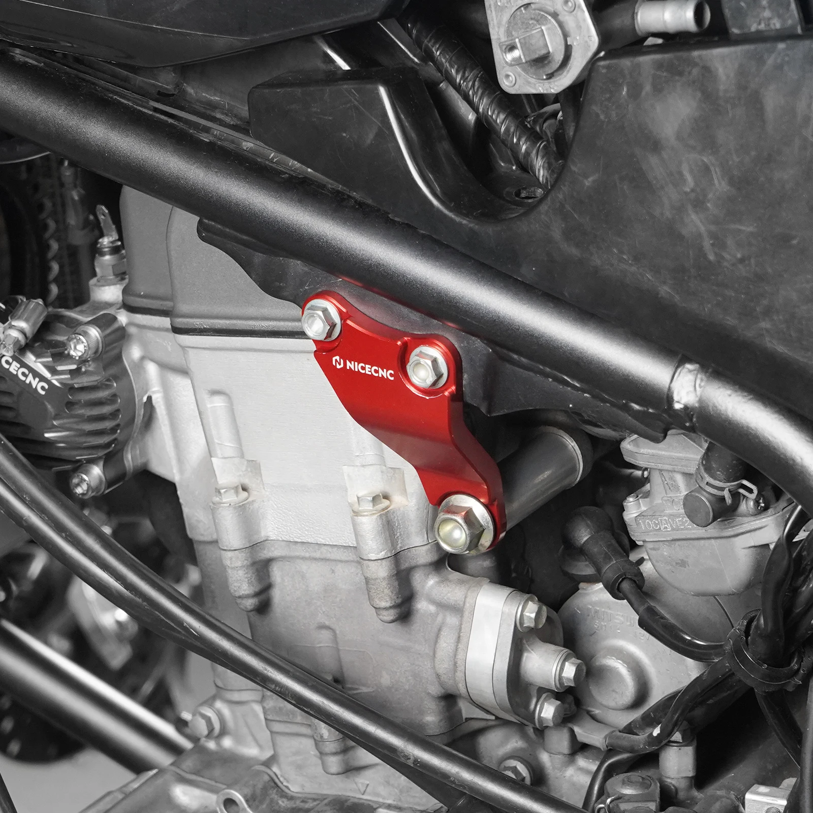 Für Honda TRX450R Obere Motorhalterung Für TRX450ER HONDA 2006-2014 TRX 450R 50353-HP1-600 8MM Verdickt 6061-Aluminium – Detail 10