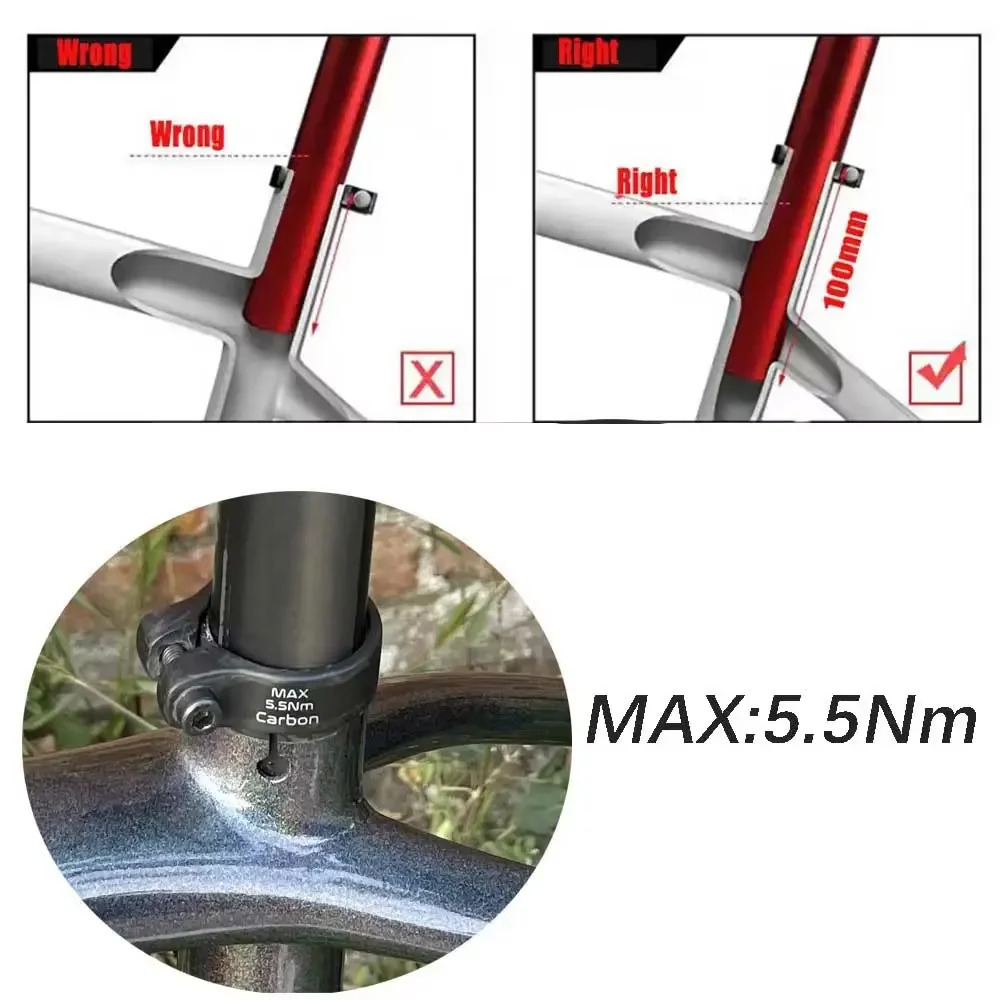 ELITA ONE Fahrradsattelstütze aus Carbon, Versatz 5/20mm, 25.4/27.2/30.9/31.6mm, MTB/Rennrad-Sattelstütze 350-400mm, leicht, 150g – Detail 9