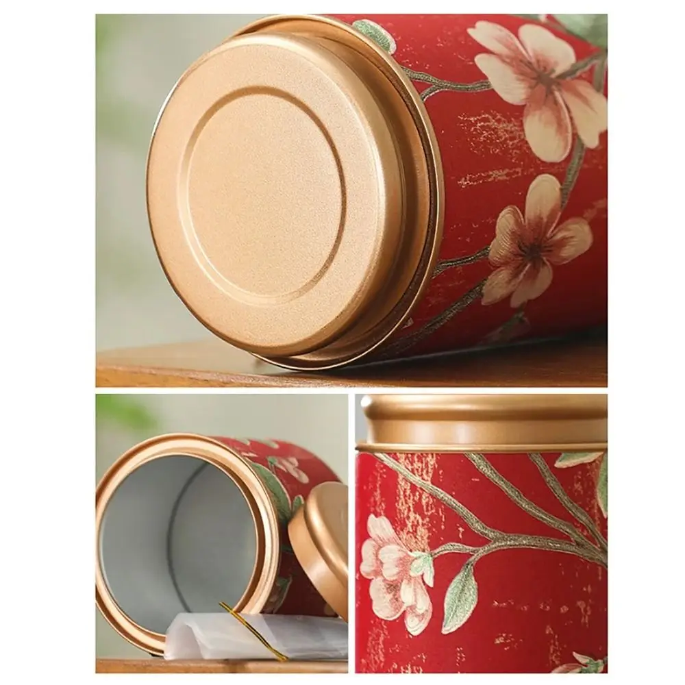 Tinplate Tea Storage Can for Household Use