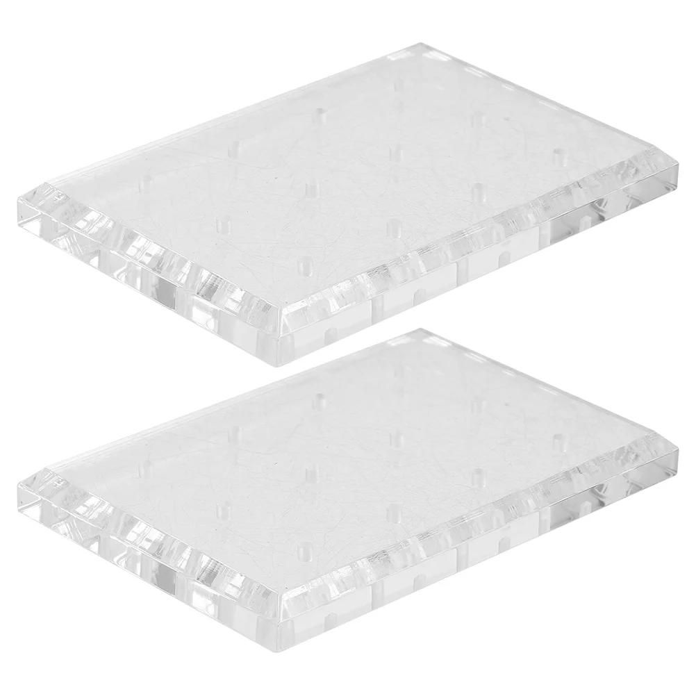 

2pcs Nail Drill Bits Holders 12 Holes Nail Bits Display Holder Nail Bit Storage Stand