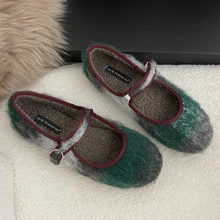  2023 Ladies Ballet Flats Women Lolita Shoes Casual Buckle Footwear New In Fashion Round Toe Elegant Female Flats Shoes 