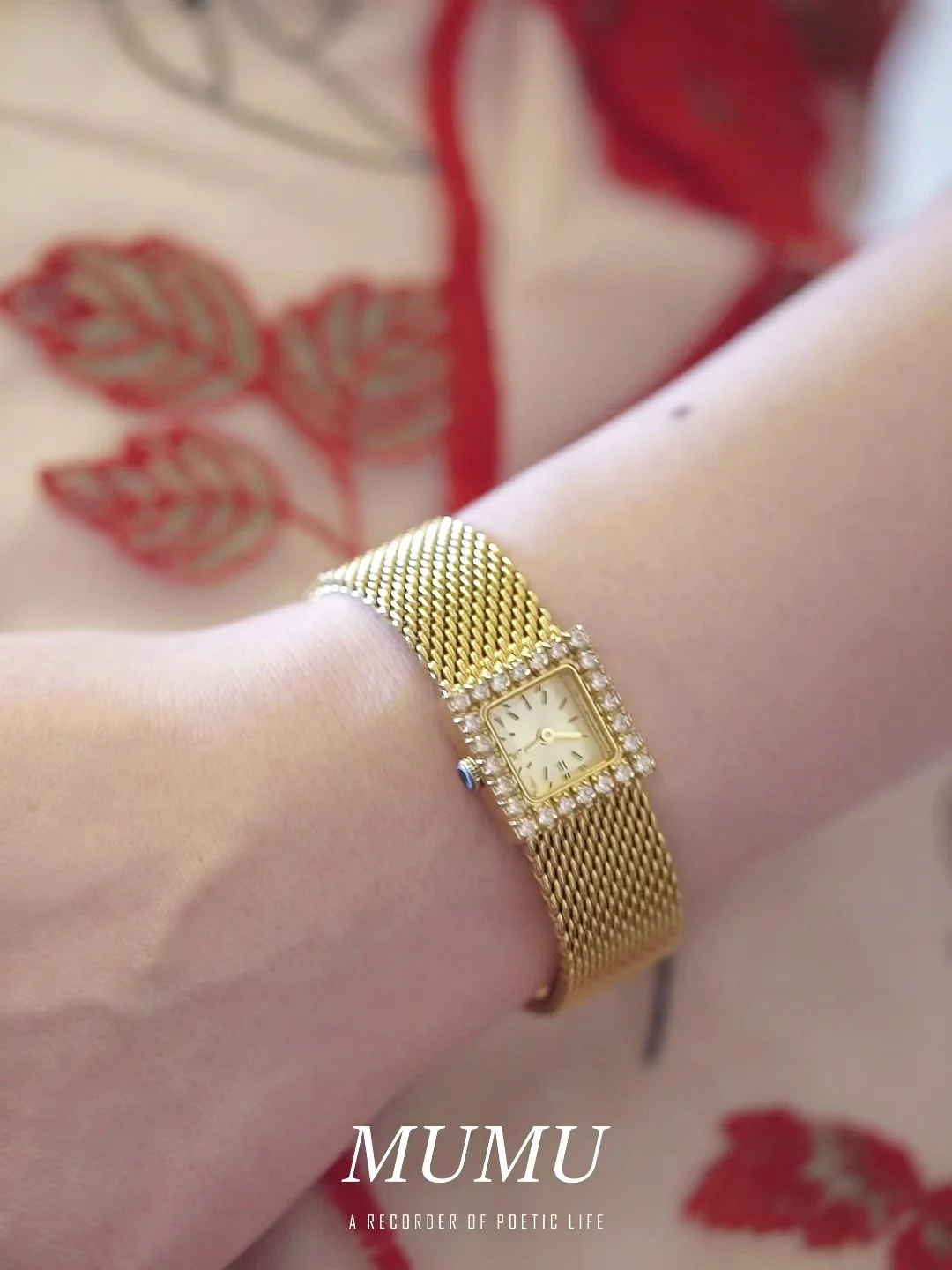 Montre Femme Vintage Cenere Art Déco - Mouvement Quartz Japon - Style Cocktail - Occasion