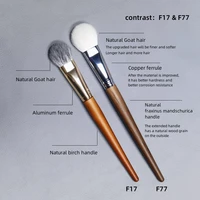 Brosse à Blush en cheveux naturels, surligneur pour le visage, ombre, pinceaux de maquillage, poils de chèvre naturels, bronzant, outils cosmétiques essentiels professionnels 3