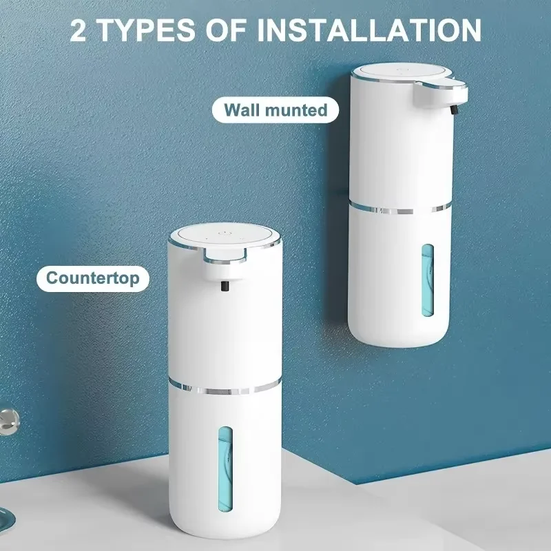 Touchless Liquid Soap Dispenser Foam USB Wall Mounted Smart Display Automatic Infrared Sensor Soap Dispensers Hand Washer