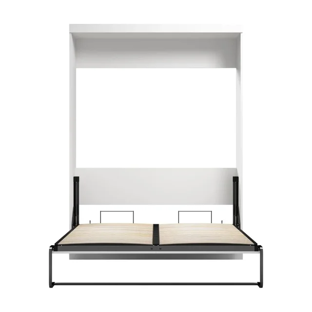 Queen Size Wooden Murphy Bed with Desk Panel Style Vertical Folding Wall Bedroom Furniture General Use Home Furniture 5 Queen Size Wooden Murphy Bed with Desk Panel Style Vertical Folding Wall Bedroom Furniture General Use Home Furniture 5