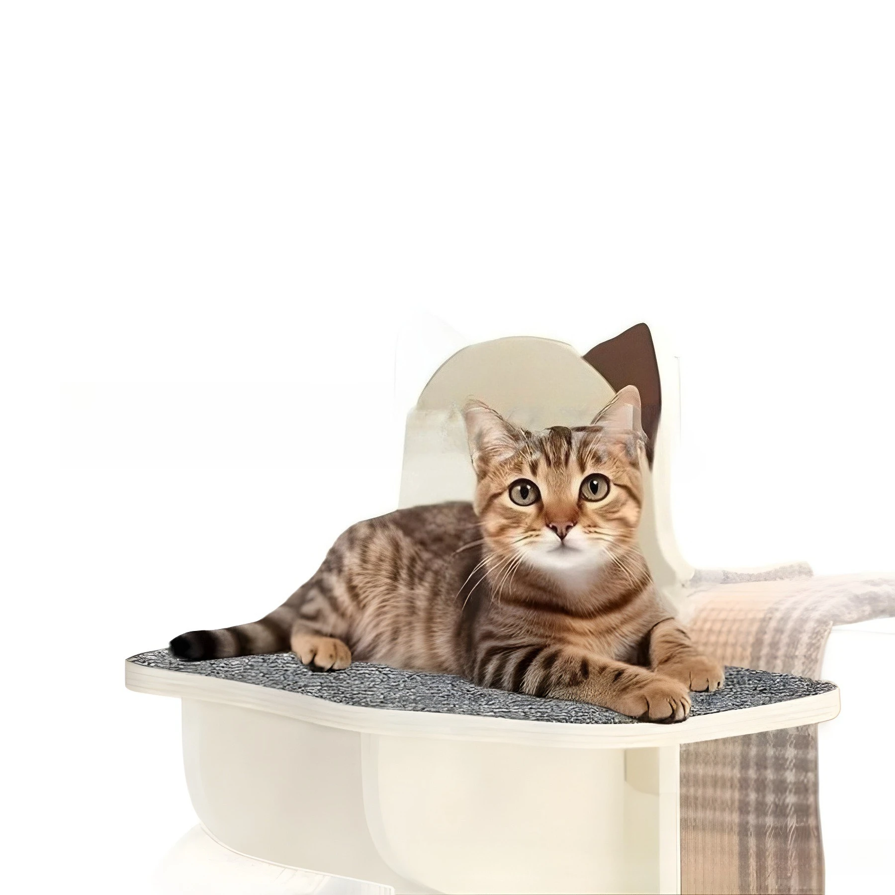 Self-Adhesive Cat Scratch Mat Durable Sisal Furniture Protector DIY Customizable Scratching Pad Couch Sofa Protection