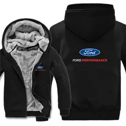 Ford Performance Hoodies Men Streetwear Coat Wool Liner Sports Jacket Ford Sweatshirts Warm Hoody