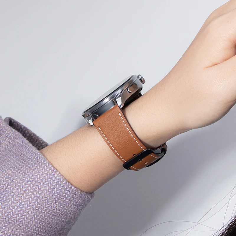 Premium Leather Loop Strap - Elegant Wristband Bracelet