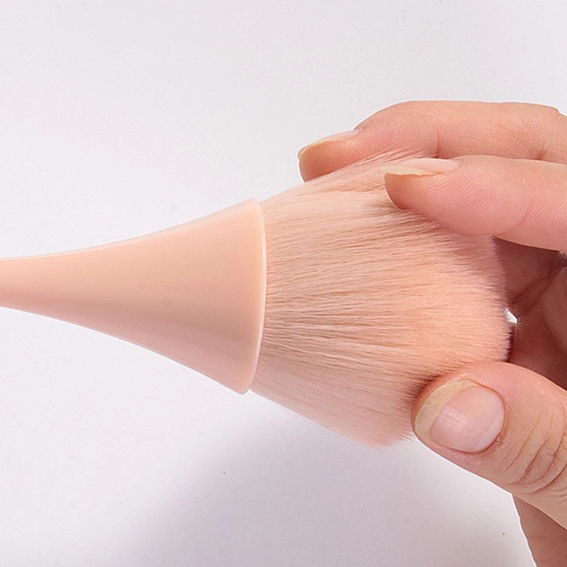 Dust Cleaning Nail Brush Manicure Nail Art Brush Big Head Flower Powder Blush Brush Salon Makeup Beauty Nail Accessories Tool 5
