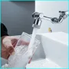 Multi-function Basin Faucet 1080-degree Lifting Anti-splash Water Nozzle Bathroom Face Brushing Rotating Extension Robotic Arm 4