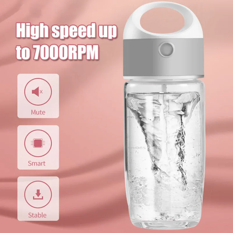 Versatile Glass Shaker Cup Portable Electric Blender for Coffee and Protein Shakes