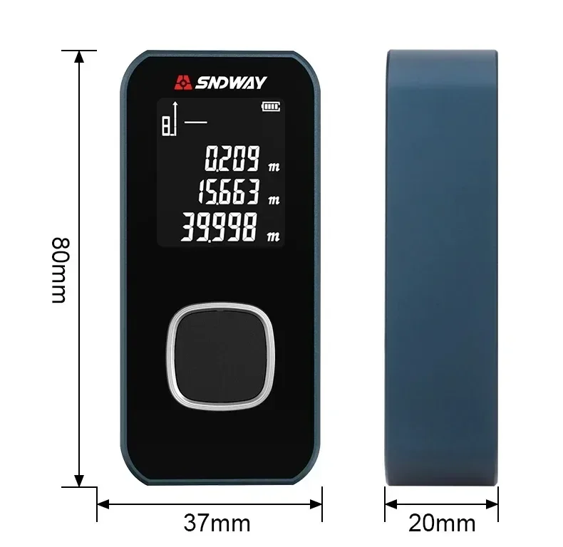 SNDWAY Infrared Laser rangefinder Bluetooth 50m handheld high-precision electron