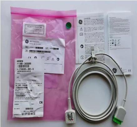 

ECG Trunk Cable 3/5-lead IEC 3.6m/12ft REF: 2106305-003-s New, Original