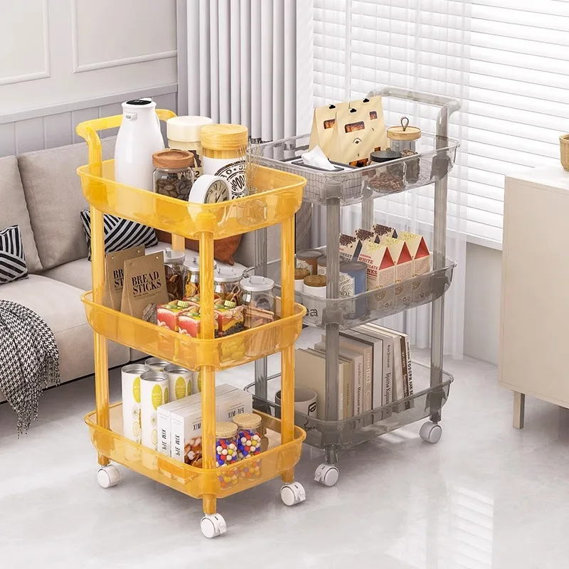 Modern Mobile Kitchen Island Luxury Trolley Food Truck Shelf Kitchen Island Storage Carrito Organizador Mobili Per La Casa