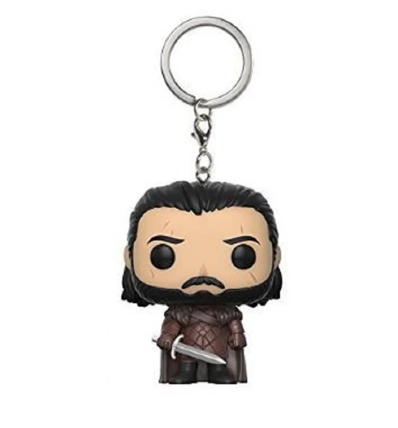 thumbnail image 4 of FUNKO POP Juego de Drogon y JON SNOW Figura de acción juguetes Colección Thrones Modelo Pocket PVC Lindo con llavero regalo para niños, 4 of 5