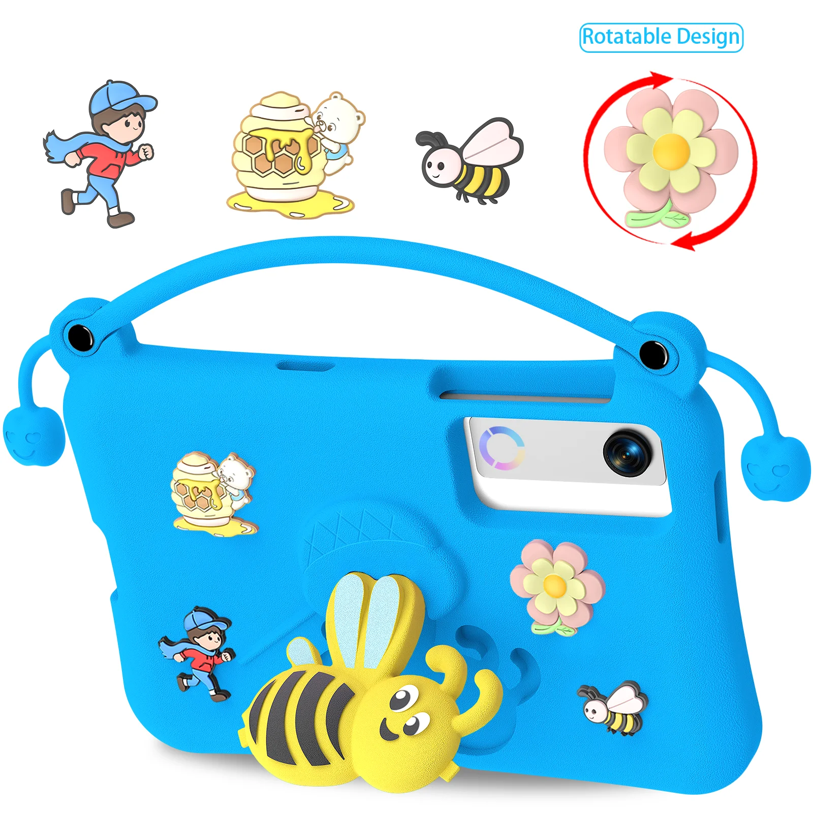 Durable Shockproof Handle Stand Tablet Case