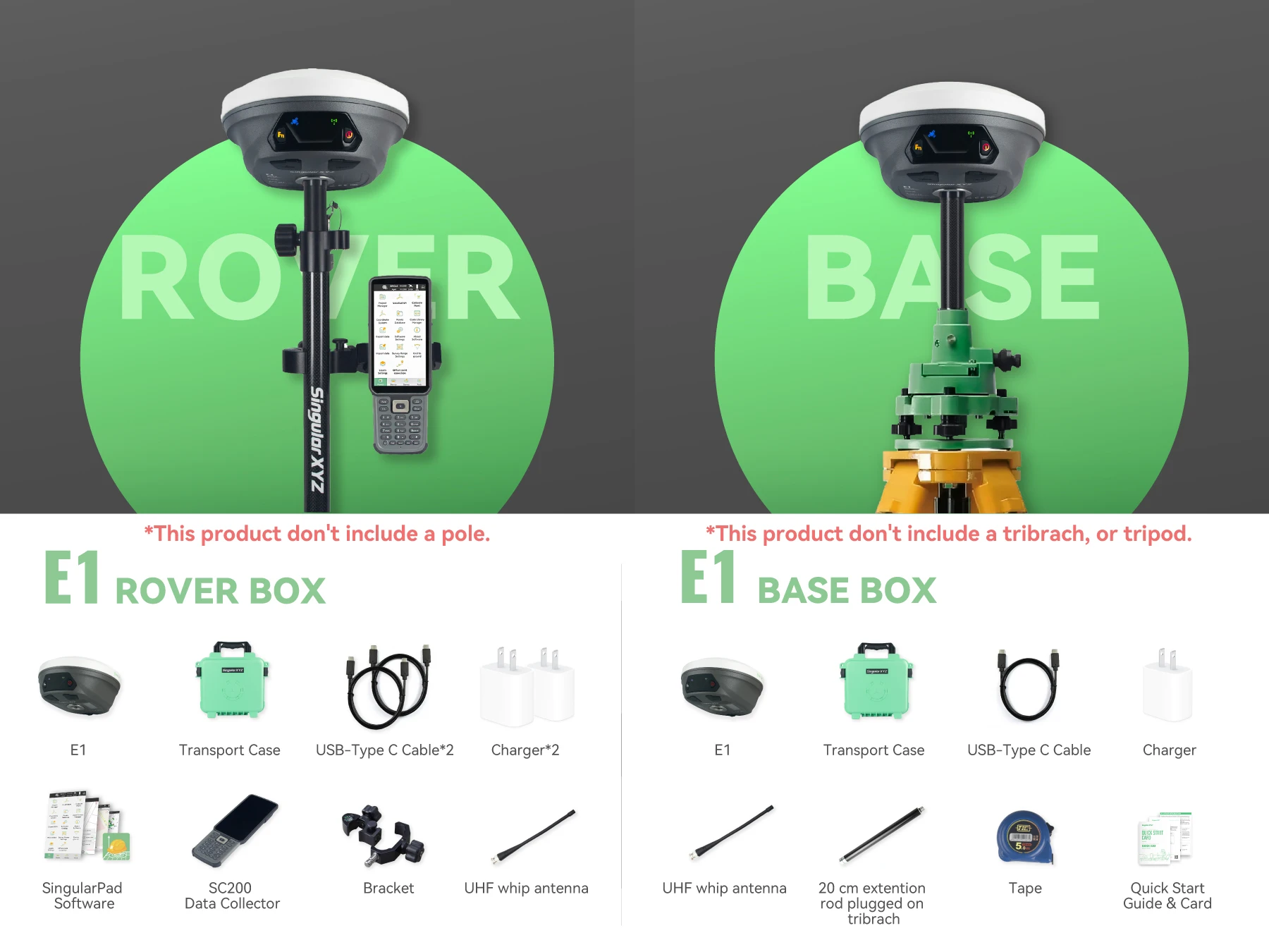 E1 GNSS Receiver Set 10% Off IMU RTK GPS Surveying Equipment Rtk Gnss 2Cm Accur