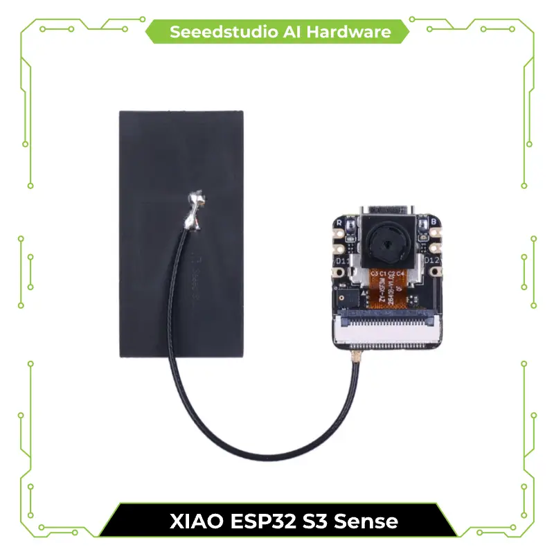 Seeed Studio XIAO ESP32 S3 Sense Seeeduino Xiao ESP32S3 Sense, OV3660 Camera Dev Board, 2.4GHz Wi-Fi, BLE, Microphone, for Ardui image 1