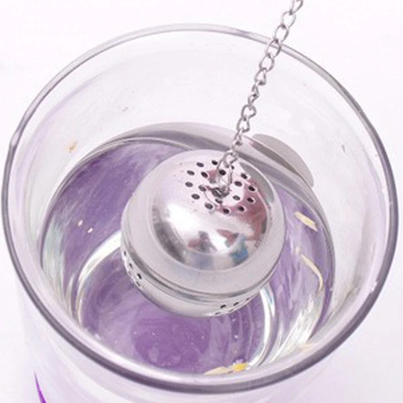1~4PCS Tea Strainer Hangable Stainless Steel Ball Shape Tea Infuser For Loose Leaf Spice Kitchen Accessories Mesh Filter tea infuser tea strainer tea filter