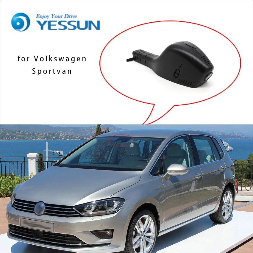 

YESSUN For VW Magotan B8 2017 Vw Touran L Vw Golf 7 2015-2016 Vw Sportvan HD 1080P Car DVR Driving Video Recorder