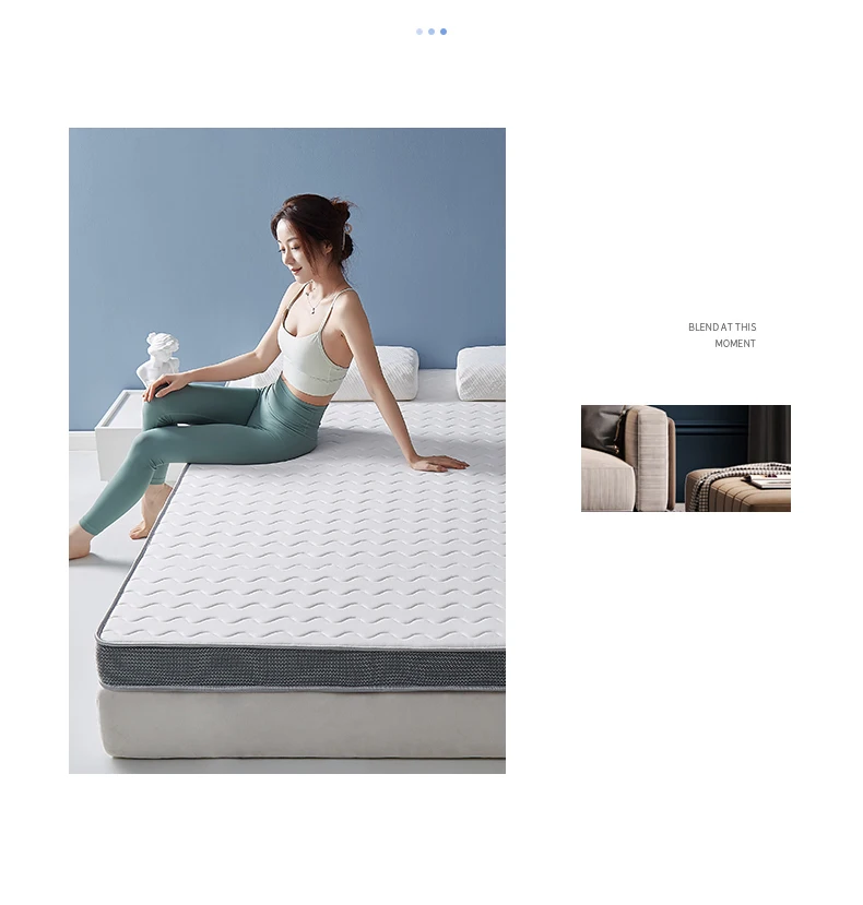 Description Picture 3 of itemLatex mattress soft cushion household thickened tatami sponge mat student dormitory rental special sleeping mat