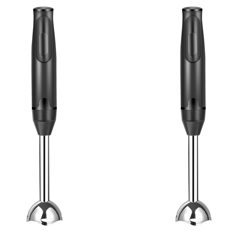 

2X Immersion Hand Stick Blender Electric Food Vegetable Grinder Hand-Held Cooking Complementary Food Machine EU Plug