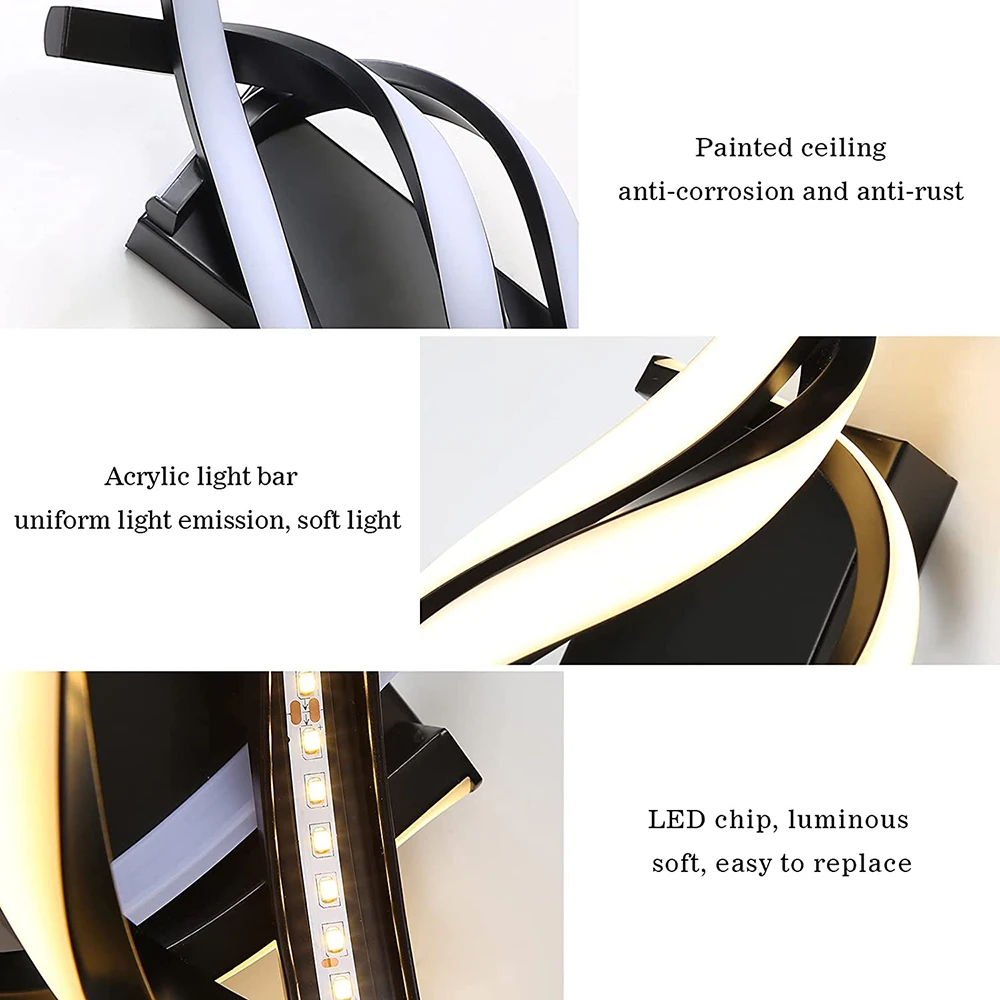 Vintage LED Wall Lamp led light led wall lamp wall light Energy Efficient Bedside Lamps Living Bedroom Study Balcony Night Light Home Design Decor Wall Sconce