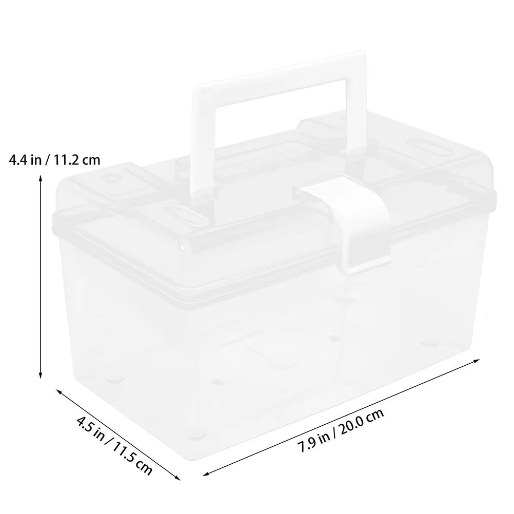 2 Pcs Storage Box Multifunctional Mask Dispenser Face Facial Boxes Masks Transparent Case Organizer with Cover
