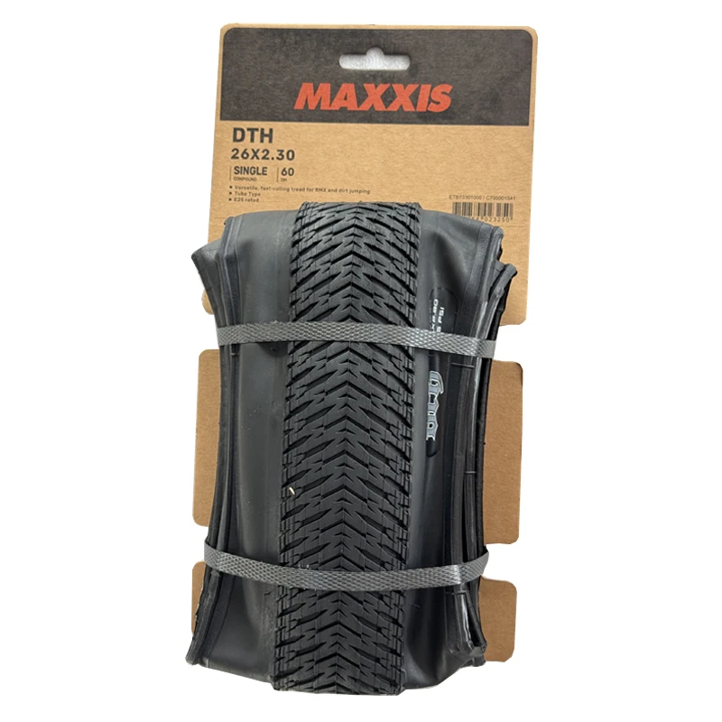 MAXXIS DTH Pneu de Bicicleta 26x2.3 Dobrável para BMX, Dirt Jump e