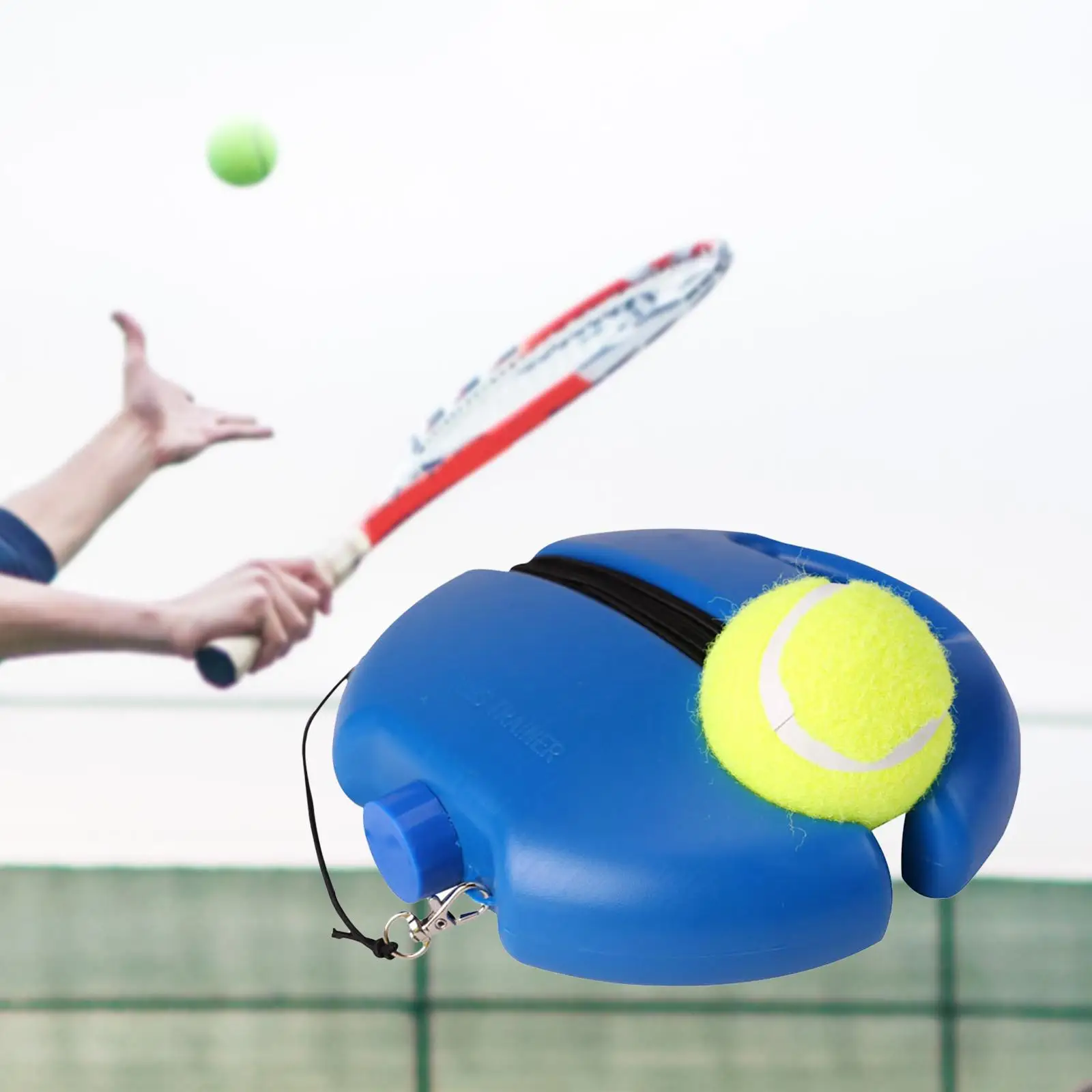 Tennis Trainer Ball Professional Baseboard Tennis Rebounder Set for