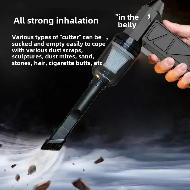 Violent Fan 130000RPM Powerful Air Blower Vacuum Dust Cleaner Type-C Charging Strong Winds 53m/s Brushless Turbo Jet Blower 2