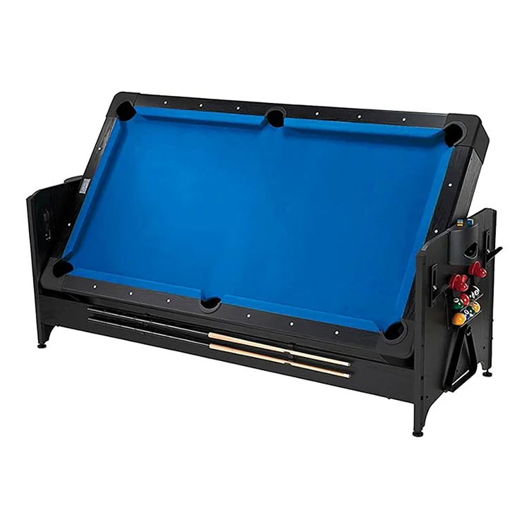 7Foot Indoor 4 in 1 Reversible Game Table Snooker Billiard Table, Table Tennis Table, Air Hockey Dinning