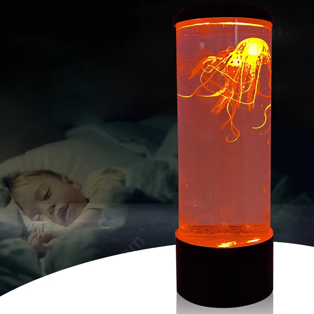 

LED Remote Control Fantasy Jellyfish Lamp USB Powered Color Changing Jellyfish Tank Led Lamp Relaxing Mood Night Light