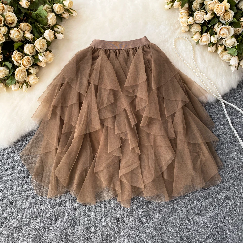 layered skirt 4 inch