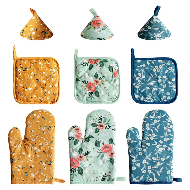 Anti-scalding Oven Gloves Mitts Kitchen Silicone Gloves Tray Dish Bowl Holder Baking Insulation Hand Clip Pot Holder