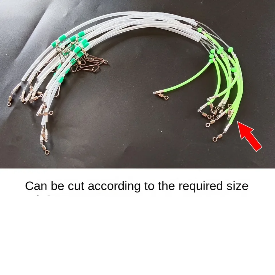 Tubo Esca In Silicone Fluorescente 1.5 Metri, Verde, Si Illumina Al Buio, Per Pesca
