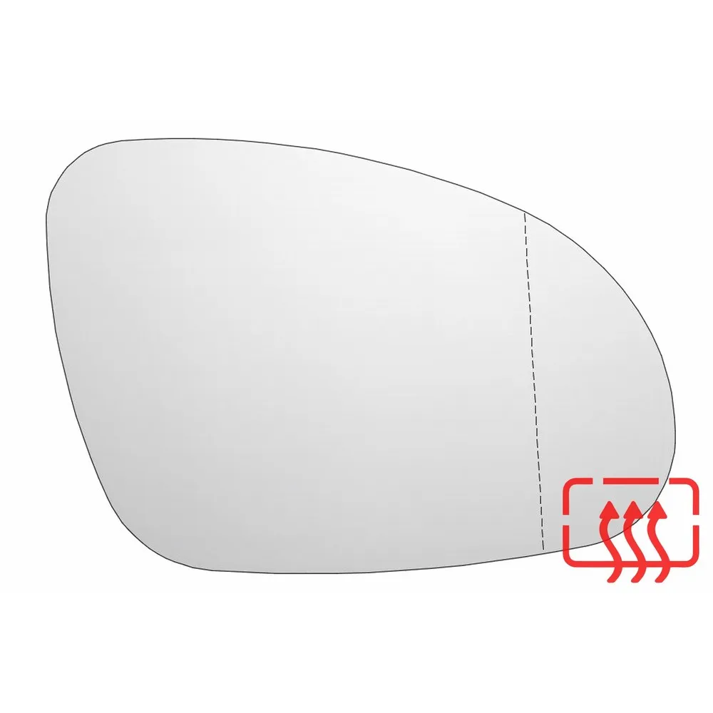 Mirror element right Volkswagen Passat B5 C 2001 to 2005 year асферика neutral обогревом mirror for car | Автомобили и