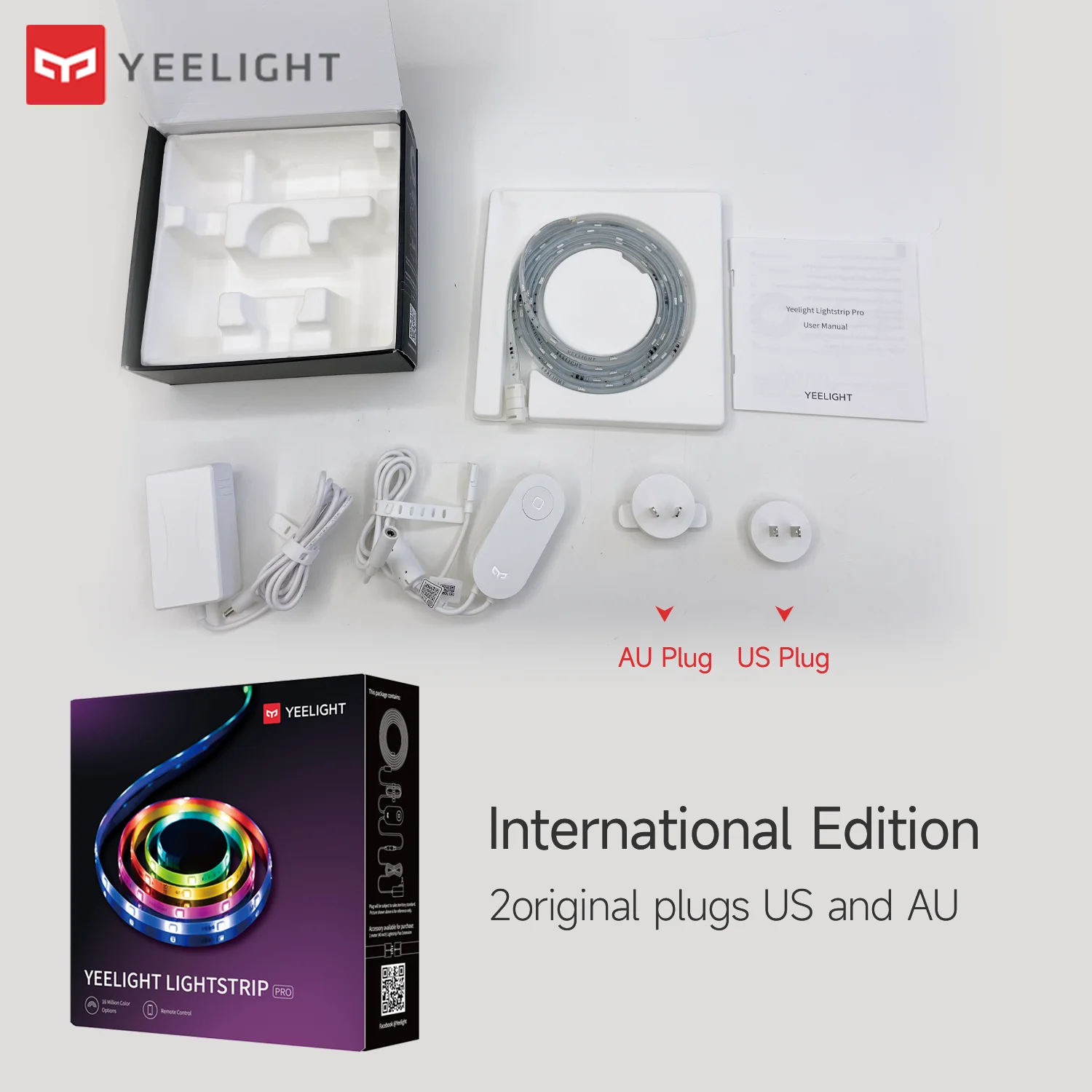 Yeelight LED Lightstrip Pro Chameleon smartcolor ambilight RGB YLDD005  Light Strip Work With Apple Homekit & Mihome app - AliExpress