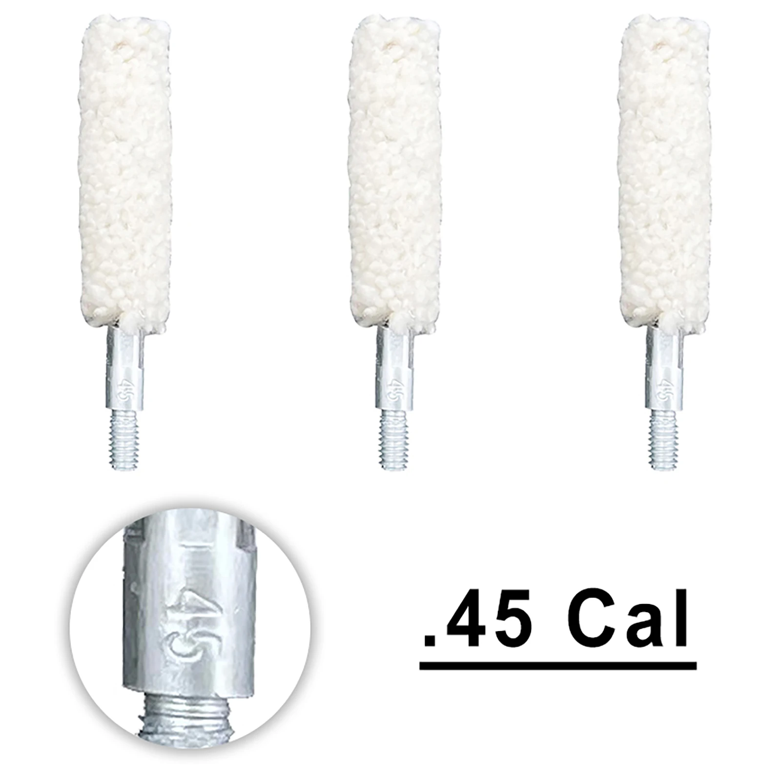 Gun Cleaning Brush Bore Cotton Mop 3 Pack for Pistol Handgun Rifle Applying Gun Oil Solvent Bore Cleaning Maintenance rifle cleaning kit,gunsmith tools