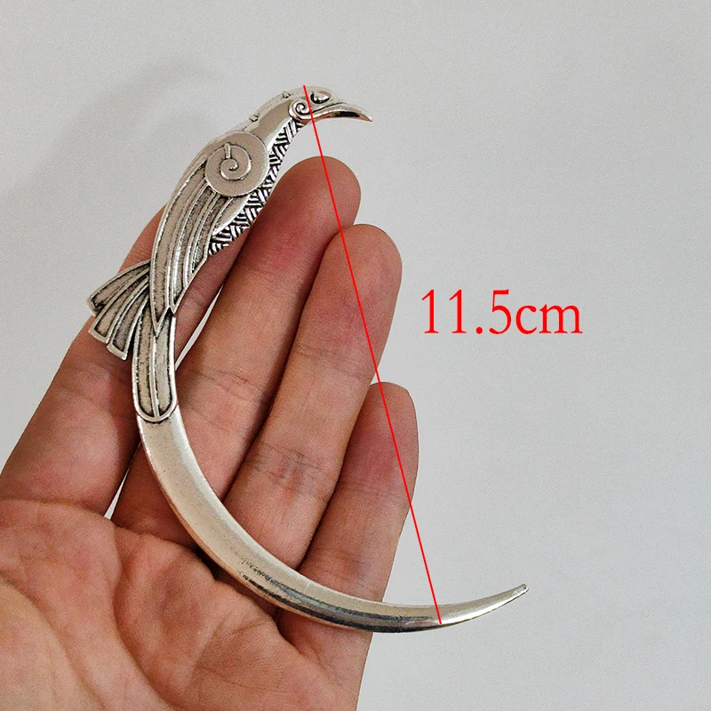 Vintage Celtics Knot Crescent Moon Hair Forks Moon Shape Hairstick Hair Barrette HairClip Elegant Godness Jewelry