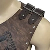 Mens Viking PU Leather Chest Armors Knight Leather Body Armors Medieval Armors Cosplays Jerkins Coat Halloweens 5